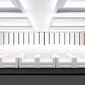 Wuhan Digital Economy Development Environment Promotion Conference With Stage White Seats And Screen
