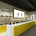 Modern Shoe Store Shoe Store 3d model