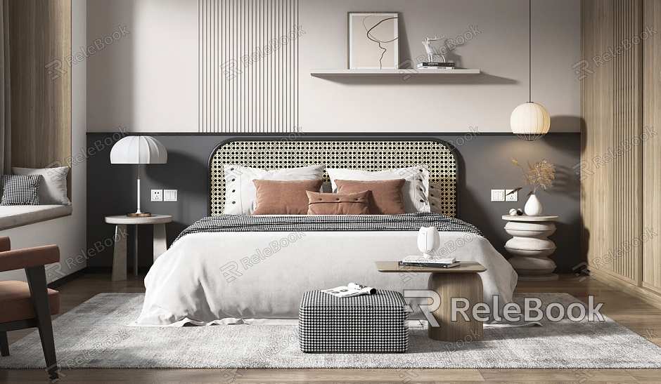 Modern Home Bedroom model