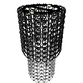 Tech Exhibition Hall Showcasing Innovative Woven Structure With Black And Silver Design