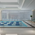 Spacious Modern Gym Interior Featuring Treadmills Dumbbells And Health Motivational Sign