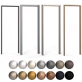 Swing Door Design With Multiple Color Options For Modern Home Interior