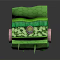 Detailed Plant Leaf Cross Section With Epidermis Projections Mesophyll Cells And Vessels