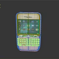 Pink BlackBerry Mobile Phone with Physical Keyboard and App Icons Displayed