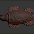 Turtle Cartoon Turtle Snapping Turtle Chickbill Turtle Reptile Cold Blooded Animal Reptile Class 3d model