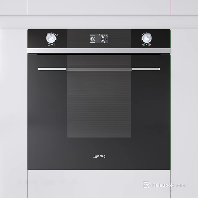 Joyoung Built in Oven With Modern Design Digital Control Panel And Glass Door Kitchen Appliance 3d model 