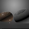 Garden Decor Spherical Water Features With Wooden And Stone Flowing Water Design