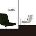 single sofa leisure sofa 3d model