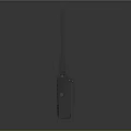 Black Tetra Portable Walkie Talkie With Antenna Screen And Keypad