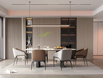 Modern Restaurant 3d model