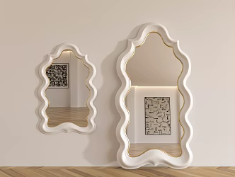Curved mirror 3d model