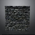 Traditional Stone Wall Construction With Irregular Blue Gray Stone Blocks Texture