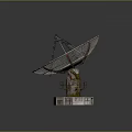 satellite artificial satellite artificial earth satellite astronomical satellite 3d model
