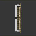 integrated circuit board circuit board integrated circuit integrated circuit integrated block electronic board electronic component electronic part chip 3d model
