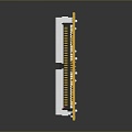 integrated circuit board circuit board integrated circuit integrated circuit integrated block electronic board electronic component electronic part chip 3d model