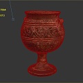 European-style Wine Glass Wine Ware Ancient Wine Glass Antique Wine Glass 3d model