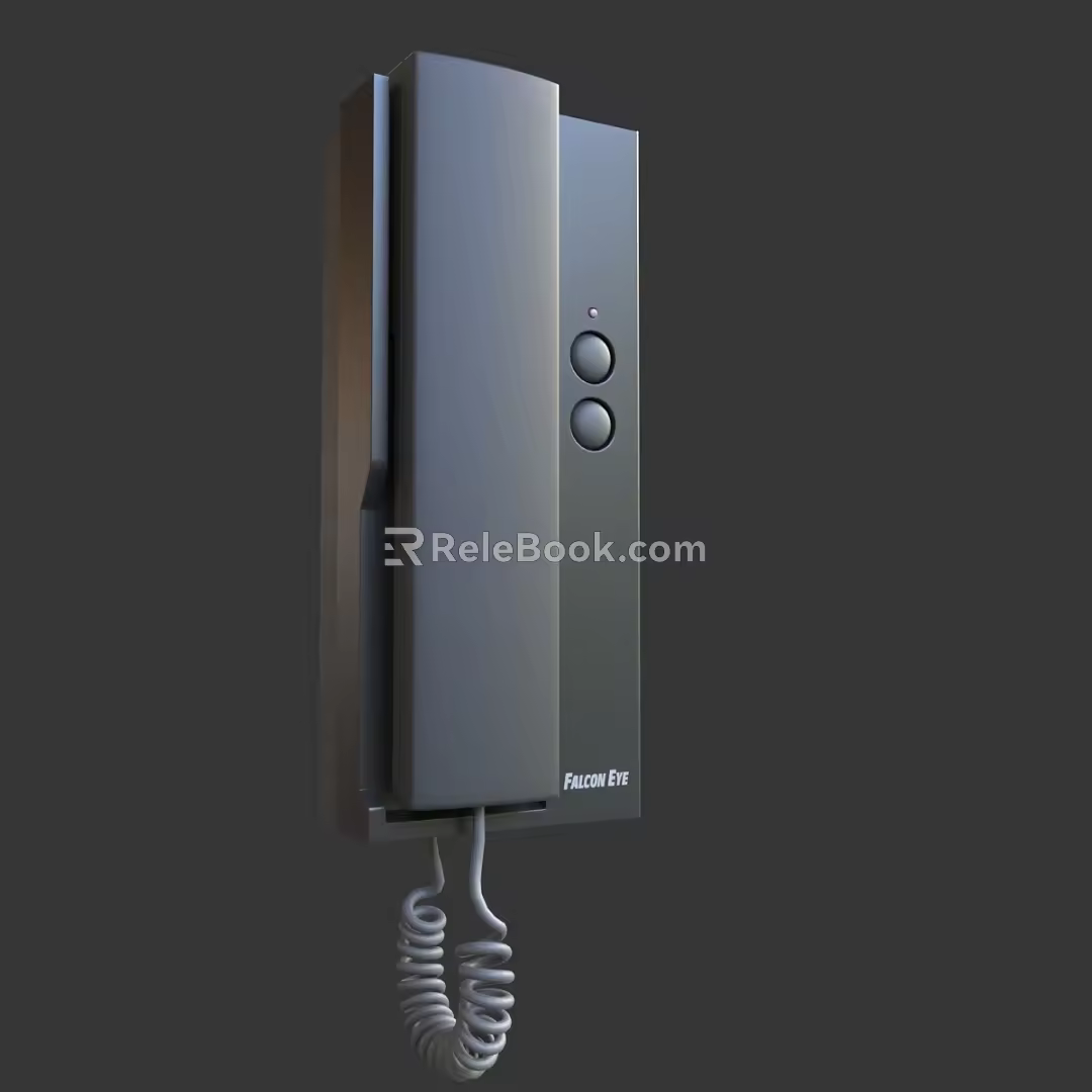 Visual Access Control Visual Telephone Video Telephone Access Control Intercom System Building Video Intercom System Electronic Equipment Intelligent Electronics 3d model