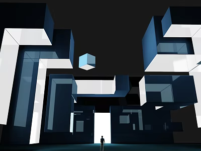 Modern Business Scene Creative Business Space Enterprise Business 3d model