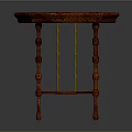 Elegant Octagonal Mahogany Table With Carved Legs And Classic Design