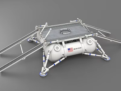 Lunar Lander Aerospace 3d model Lunar Lander Aerospace 3d model