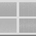Four Panel Abstract Digital Pixelated Textured Patterns On Gray Background 3d model