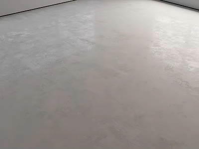Modern Gray Concrete Floor With Smooth Surface Natural Texture And Matte Finish 3d model