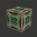 Geometry Model Science Fiction Rubik's Cube Energy Ball Geometry 3d model
