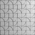 Modern background wall shaped background wall 3d model