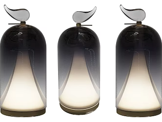 Modern Creative Gradient Table Lamp Art Glass Table Lamp Courtyard Wall Lamp Art Glass Table Lamp 3d model