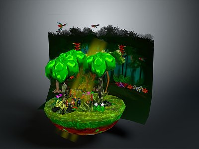 Game Environment Game Scene Fairy Tale Scene Fairy Tale Magic Scene Magic Item Fantasy Scene model