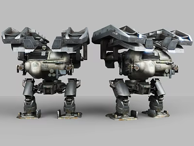 Meche century sci-fi style cyberpunk style sci-fi robot mechanic war police war machine sci-fi style 3d model