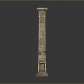 Columns Stone Columns Stone Columns Old Columns Roman Columns Roman Columns Classical Columns Greek Columns 3d model