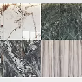 Marble Components with Various Natural Patterns for Modern Interior Design 3d model