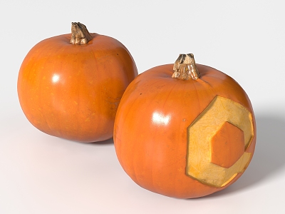 Modern Pumpkin Vegetables 3d model