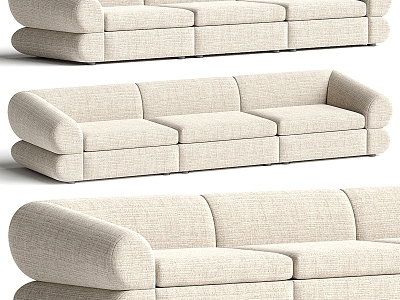 Miloti Minotti Multiplayer Sofa model