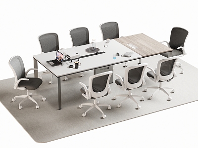 Modern Meeting Table and Chair Office Desk and Chair model