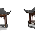 Four Seasons Pavilion Octagonal Pavilion 3d model