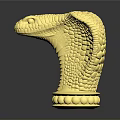 snake cobra venomous snake python reptile cold-blooded animal reptile 3d model