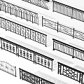 Decorative Fences With Various Design Patterns Different Styles And Ornamental Details