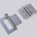 Stainless Steel Heavy Duty Door Hinges With Square Plates And Screw Holes