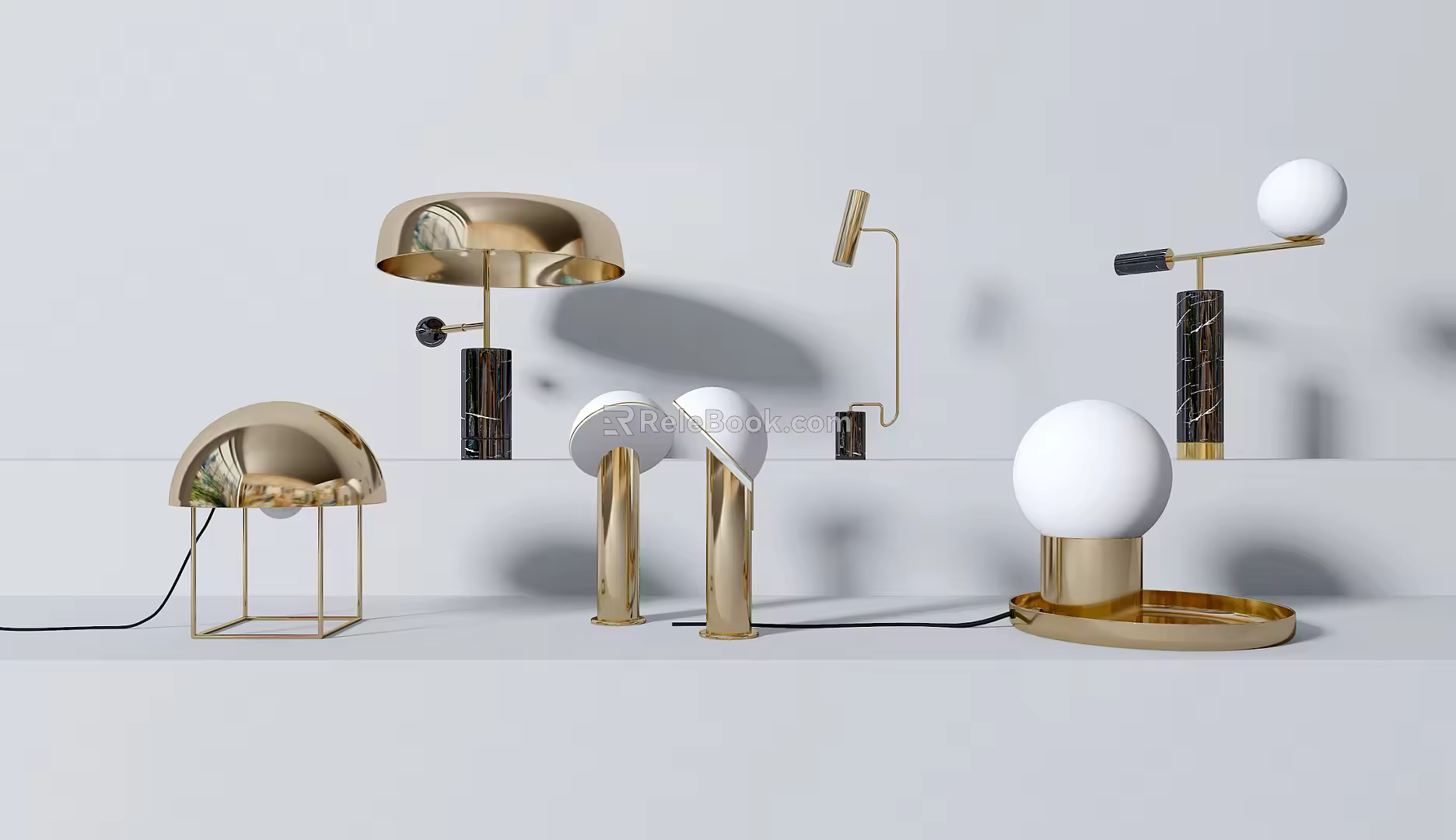 Modern Table Lamp Metal Table Lamp 3d model