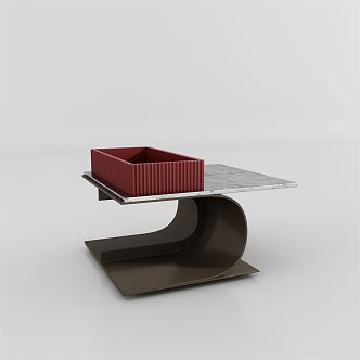 Modern bedside table 3d model