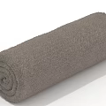 Modern Towel Roll Towel 3d model