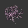 Aerial Planning of Urban Layout with Building Distribution and Road Networks Design