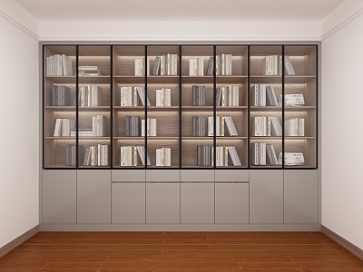 Modern bookcase model