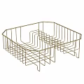 Metal Kitchenware Drying Rack With Multi Layer Design For Dishes And Utensils