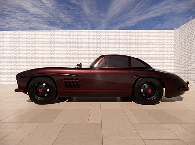 Mercedes-Benz Concept Classic sports car 3d model