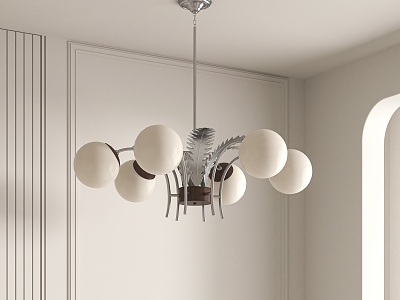 Modern chandelier 3d model