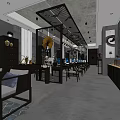 Modern Public Office Area With Wooden Furniture And Spacious Layout Design