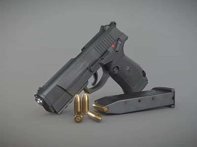 Pistol 92G 3d model